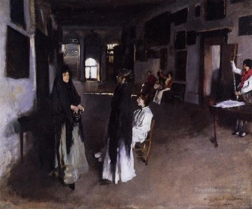A Venetian Interior John Singer Sargent Oil Paintings